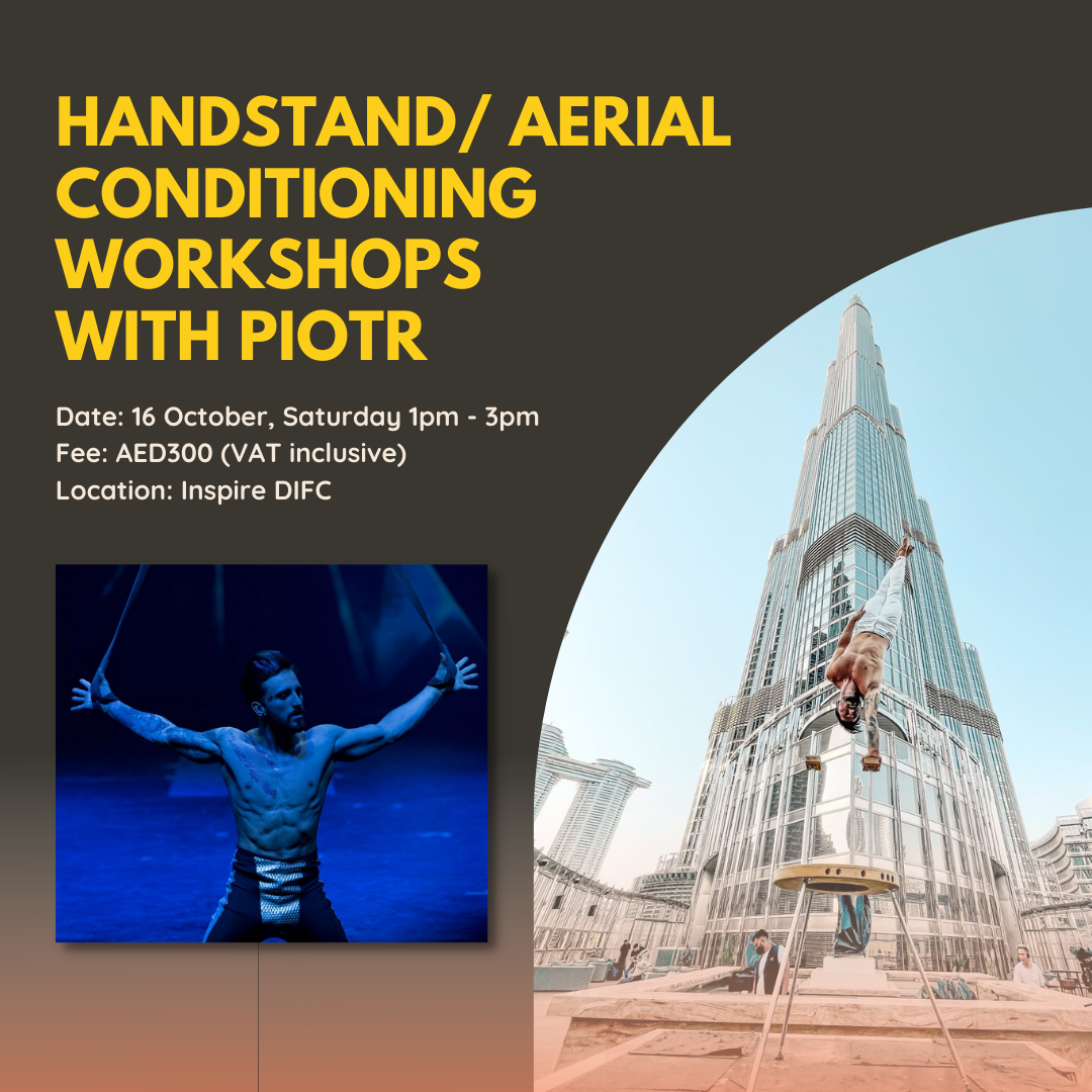 Handstand/Aerial Conditioning Workshops with Piotr