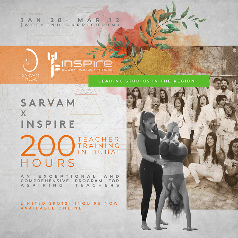 Yoga Teacher Training in Dubai | Sarvam X INSPIRE